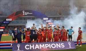 Chủ tịch nước Nguyễn Xuân Phúc biểu dương thành tích của Đội tuyển U23