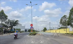 Đường vành đai sân bay Cần Thơ cấm xe trong hơn 3 tháng để thi công