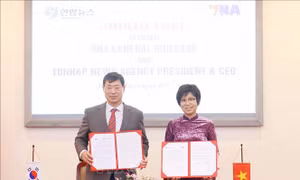 Hãng thông tấn của Việt Nam - Hàn Quốc tăng cường hợp tác trao đổi thông tin