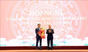 Đồng chí Vũ Hoàng Anh được điều động, chỉ định làm Phó Bí thư Tỉnh ủy Lạng Sơn