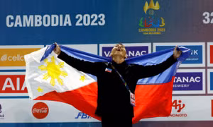 SEA Games 32: Câu chuyện cảm động sau tấm HCV của VĐV Philippines