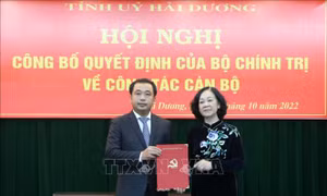 Đồng chí Trần Đức Thắng giữ chức Bí thư Tỉnh ủy Hải Dương