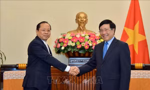 Bảo đảm thông thương hàng hóa trên toàn tuyến biên giới Việt Nam - Campuchia