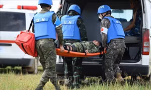 Hoàn thành mục tiêu về đánh giá năng lực cho quân nhân mũ nồi xanh