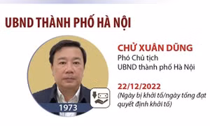 Khởi tố Phó Chủ tịch UBND TP Hà Nội Chử Xuân Dũng