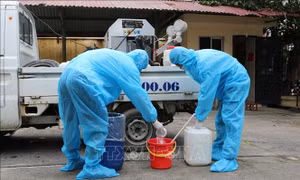 Xuất cấp trang thiết bị, hóa chất khử khuẩn hỗ trợ khắc phục hậu quả bão lũ