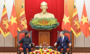 Tổng Bí thư Tô Lâm tiếp Tổng thống Sri Lanka
