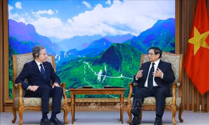 Thủ tướng Phạm Minh Chính tiếp Ngoại trưởng Hoa Kỳ Antony Blinken