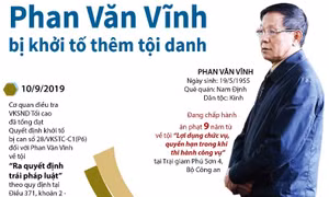 Cựu Trung tướng Phan Văn Vĩnh bị khởi tố thêm tội danh