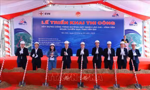 Triển khai thi công đường dây 500 kV Lào Cai - Vĩnh Yên đoạn qua Yên Bái