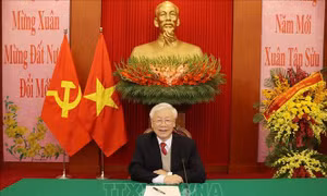 Điện đàm giữa Tổng Bí thư, Chủ tịch nước Nguyễn Phú Trọng và Chủ tịch Đảng Nhân dân Campuchia