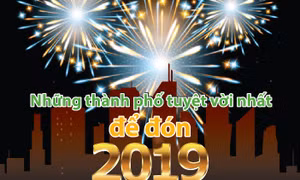 Những thành phố tuyệt vời nhất để đón năm mới 2019