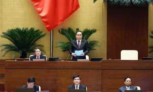 Phó Chủ tịch Thường trực Quốc hội Trần Thanh Mẫn phát biểu bế mạc Phiên chất vấn và trả lời chất vấn tại Kỳ họp thứ tư, Quốc hội khóa XV