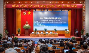Hoàn thiện quy hoạch thiết chế văn hóa, thể thao theo hướng đồng bộ, hiện đại, bản sắc