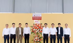 Agribank tài trợ nhà thi đấu cho xã Quang Minh