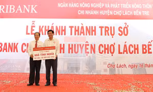 Khánh thành Trụ sở làm việc Agribank Huyện Chợ Lách, Bến Tre 