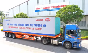 THACO đẩy mạnh xuất khẩu sơmi rơmoóc sang thị trường Mỹ