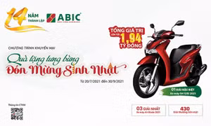'Quà tặng tưng bừng – Đón mừng sinh nhật' của Bảo hiểm Agribank