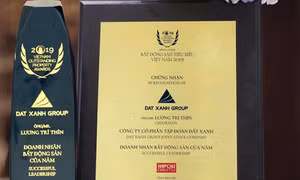 Tập đoàn Đất Xanh được vinh danh ở nhiều hạng mục phát triển bất động sản năm 2019