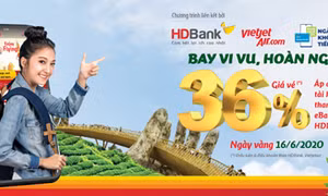 “Thanh toán ngay – Hoàn tiền bay” cùng HDBank