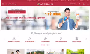 Agribank chính thức ra mắt giao diện website mới