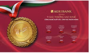 Agribank đạt 9 Giải thưởng Sao Khuê
