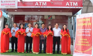 Khai trương máy ATM CDM tại Agribank Thạnh Phú tỉnh Bến Tre 
