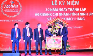 Agribank Chi nhánh tỉnh Ninh Bình 30 năm sứ mệnh và trách nhiệm 