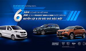 Peugeot ưu đãi giá lên đến 50 triệu và nhiều quyền lợi hấp dẫn khác