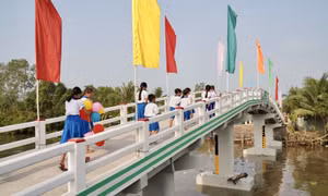 Khánh thành, bàn giao công trình cầu Phú Thạnh A 