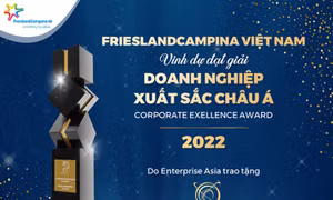 FrieslandCampina Việt Nam tiếp tục đạt giải thưởng Doanh nghiệp Xuất sắc Châu Á 2022