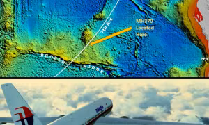 Phát hiện điểm bất thường dưới đáy Ấn Độ Dương, có thể là vị trí máy bay MH370 rơi