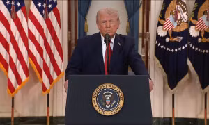 Tổng thống Trump lần đầu phát biểu trước toàn quốc về xung đột Iran
