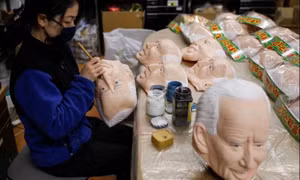Mặt nạ ông Joe Biden đắt khách tại Nhật Bản