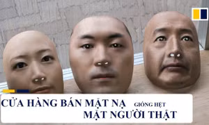 Mặt nạ người thật in 3D có giá hàng trăm USD tại Nhật Bản