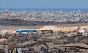 Hình ảnh vệ tinh hé lộ Israel xây hàng rào đất khổng lồ chia cắt Gaza