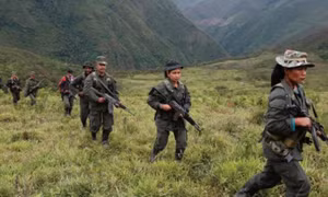 Quân đội Colombia giao tranh với các tay súng ly khai của FARC