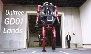 Trung Quốc trình làng robot biến hình có người điều khiển đầu tiên trên thế giới
