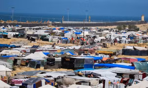Nỗi tuyệt vọng của những người tị nạn sống trong các lều trại ở Gaza