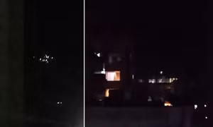 Video phòng không Syria đánh chặn tên lửa nghi của Israel 
