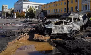 Còi báo động không kích lại vang lên ở Kiev