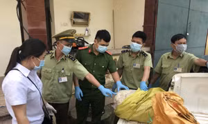 800 kg lòng lợn không rõ nguồn gốc tại cơ sở chế biến thực phẩm An Phát