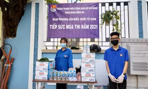 Tình nguyện viên tiếp sức mùa thi tốt nghiệp THPT trong bối cảnh dịch bệnh phức tạp