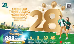 Cơ hội nhận hàng ngàn quà tặng giá trị khi 'đón sinh nhật Thịnh vượng' cùng VPBank