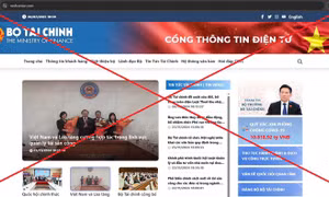 Cảnh báo giả mạo Cổng thông tin điện tử Bộ Tài chính để lừa đảo