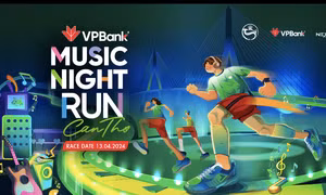 Lần đầu tiên có Lễ hội âm nhạc, thể thao VPBank Can Tho Music Night Run 2024
