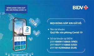 Miễn phí chuyển tiền ủng hộ Quỹ vaccine phòng COVID-19
