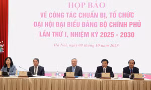 Từ ngày 12 - 13/10 sẽ diễn Đại hội Đại biểu Đảng bộ Chính phủ nhiệm kỳ mới 