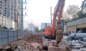 Thực hư việc phát hiện ‘một người dưới lòng đất’ khi đang thi công