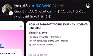 Vé Presale BIGBANG tại Hà Nội bán hết sau 2 tiếng, chờ săn suất VPBank Mastercard